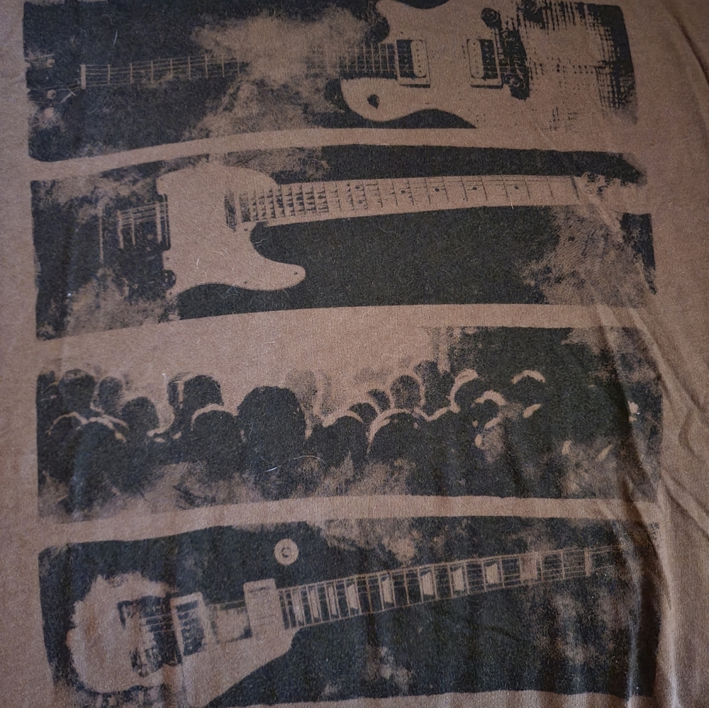 American Apparel brown XL guitar shirt